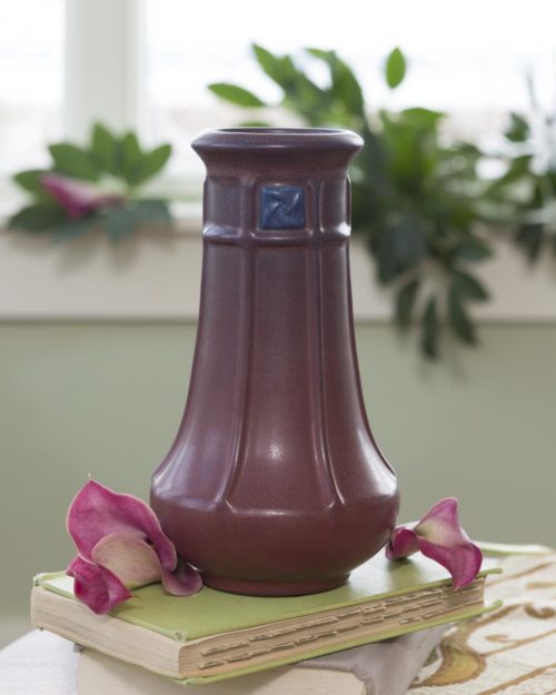 Vespertine Ceramic Pottery Vase with Bat