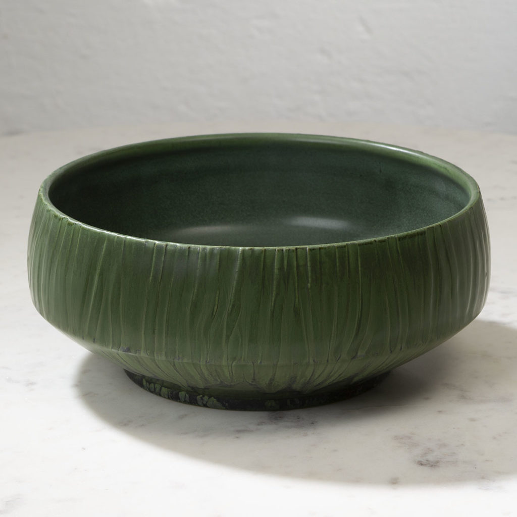 Evergreen Large Handmade Ceramic Pottery Bowl