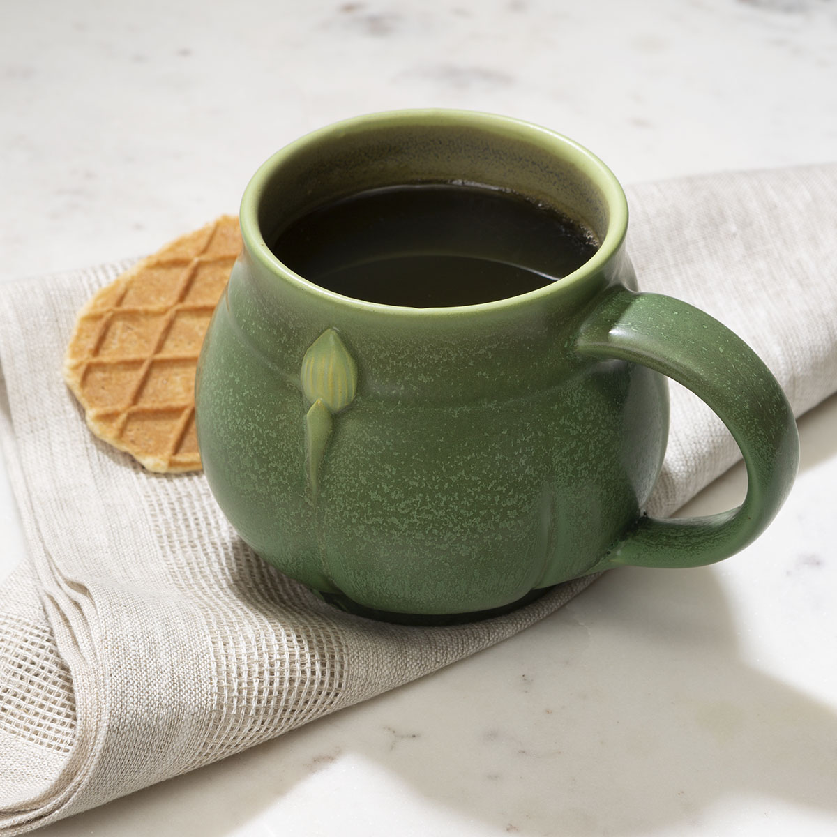 Midcentury Modern Coffee Mug – refined design, handmade in USA