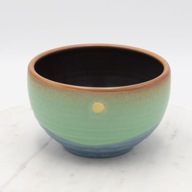 Handmade Ceramic Pottery Tall Scape Bowl