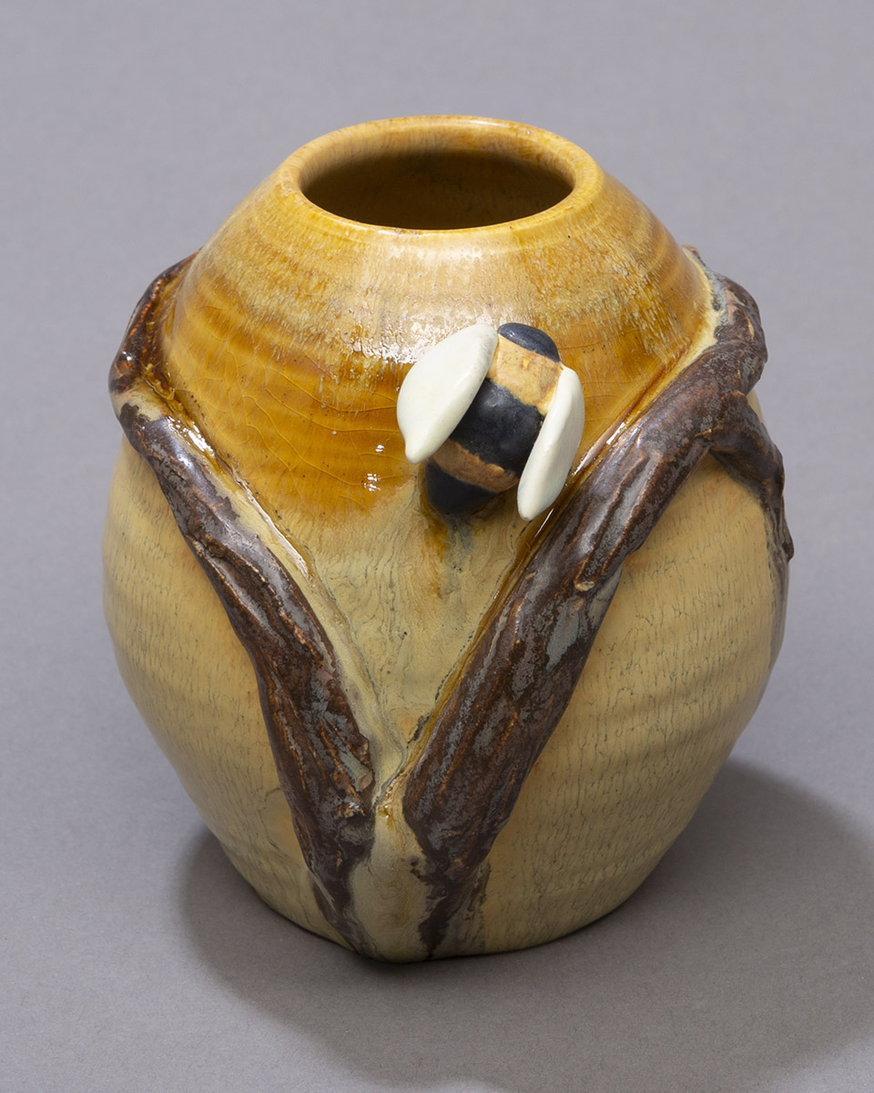 Honey Bound Ceramic Pottery Vase 