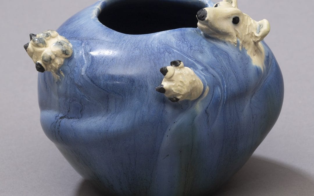 Miniature Polar Bear Vase