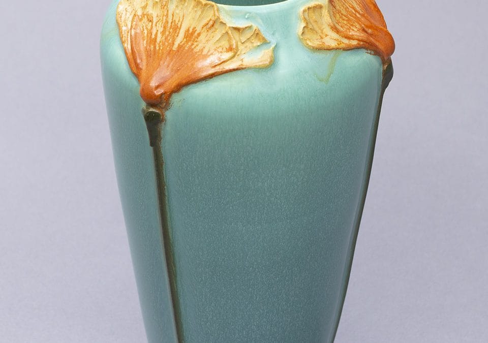 Scenic Poppy Vase