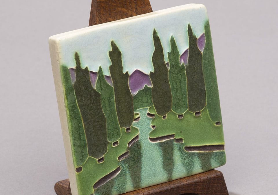 River Reflection Scenic Tile