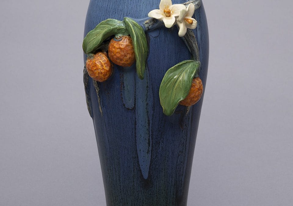 Orange Blossom Vase