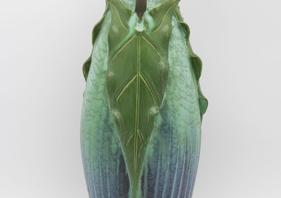 Tall Arrowhead Leaf Vase