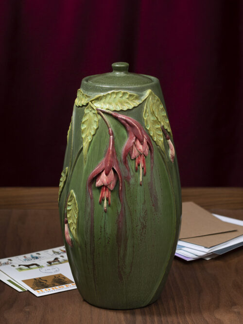 Fuchsia Large Lidded Urn