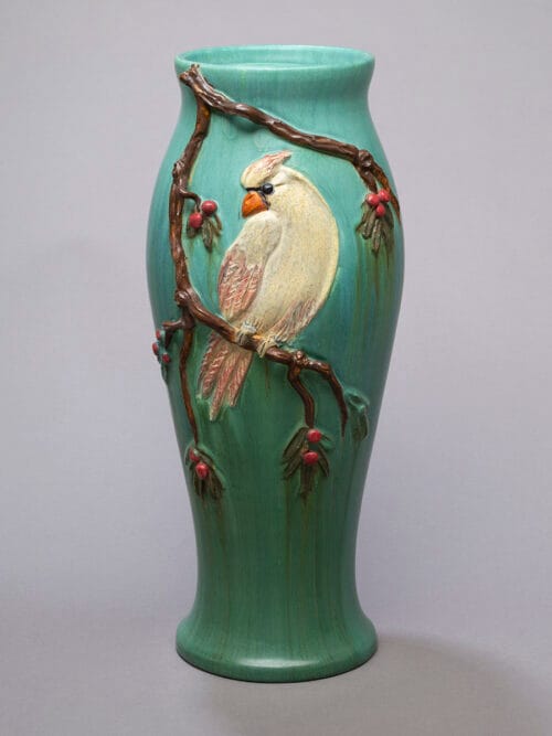 Cardinal Lidded Jar - Female