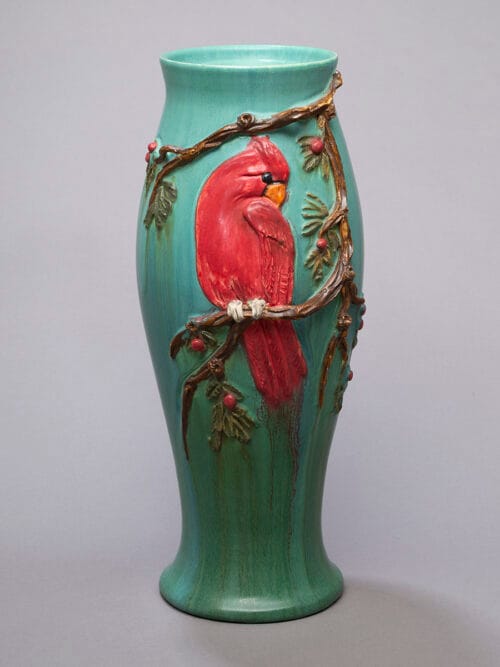Cardinal Lidded Jar - Male