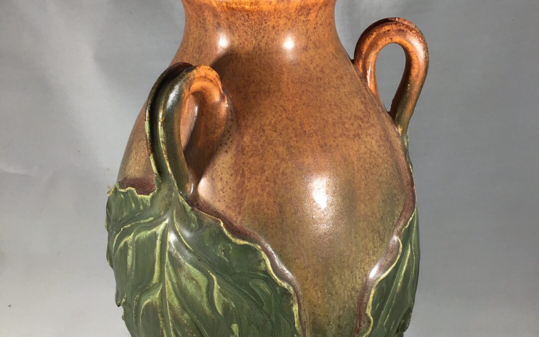 Experimental Leaf Handle Vase