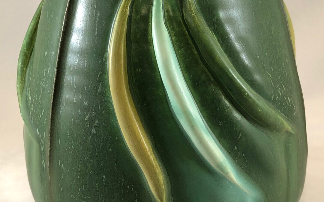 Experimental Green Bean Vase