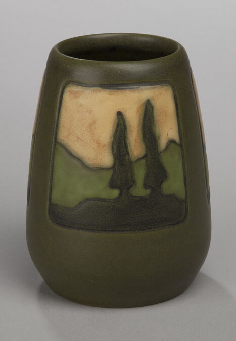Mountain Sunset Vase