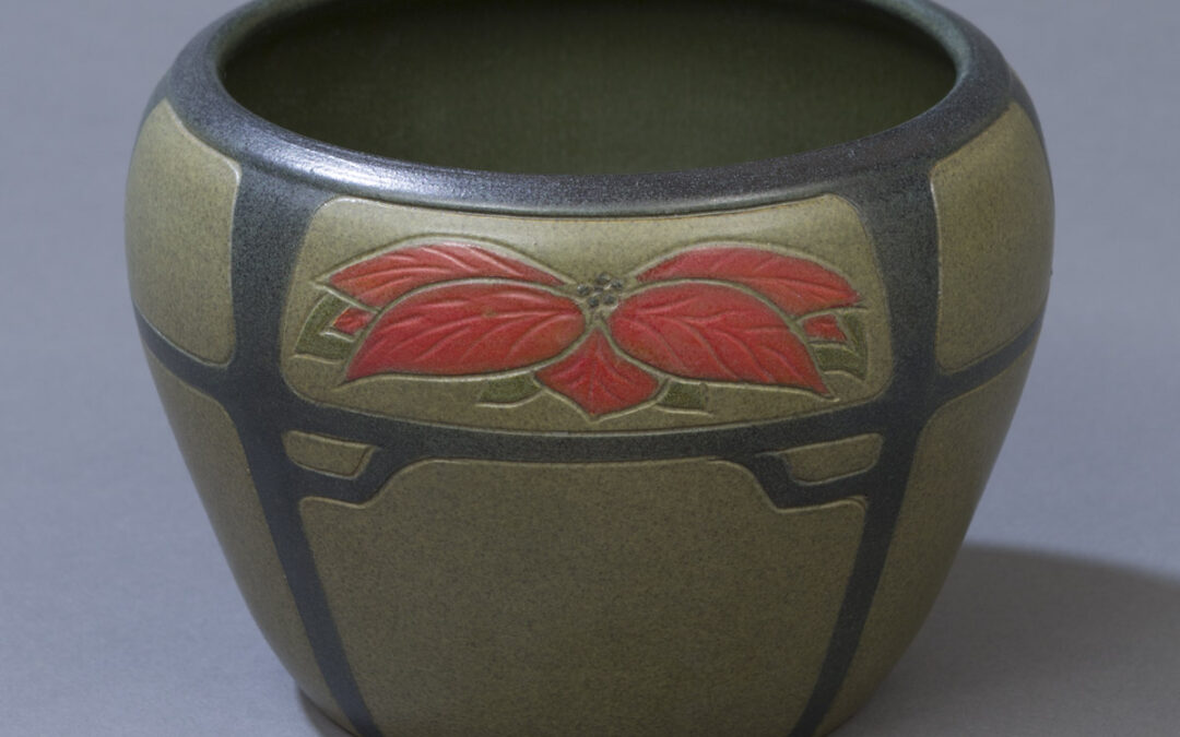 Lyrical Poinsettia Vase