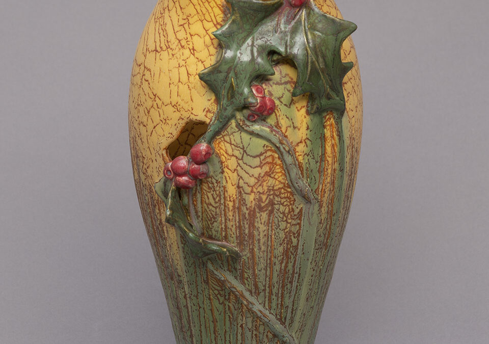 Holly Berry Vase
