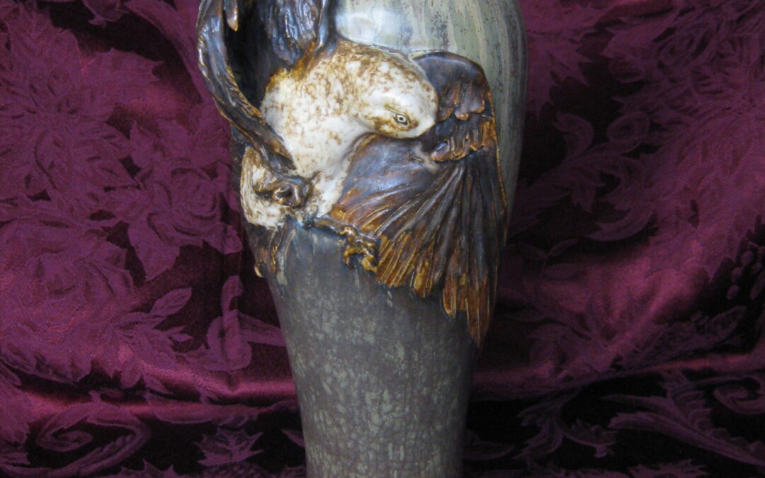 Experimental Golden Tail Hawk Vase