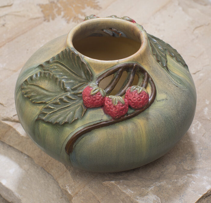 Heirloom Raspberry Vase