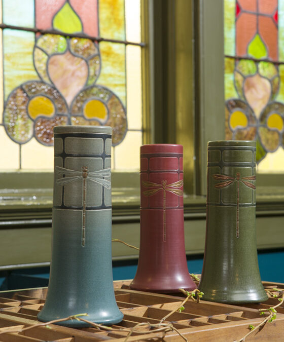 Noble Dragonfly Vase