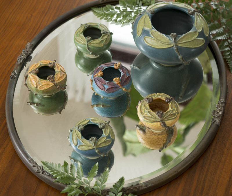 Miniature Dancing Dragonflies Bowl