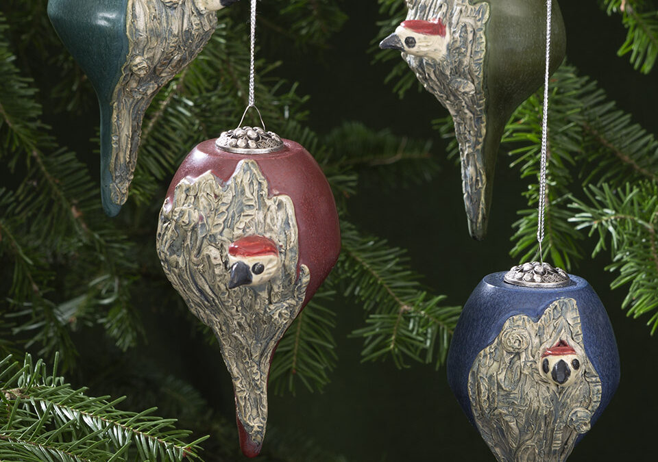 Woodpecker Ornament