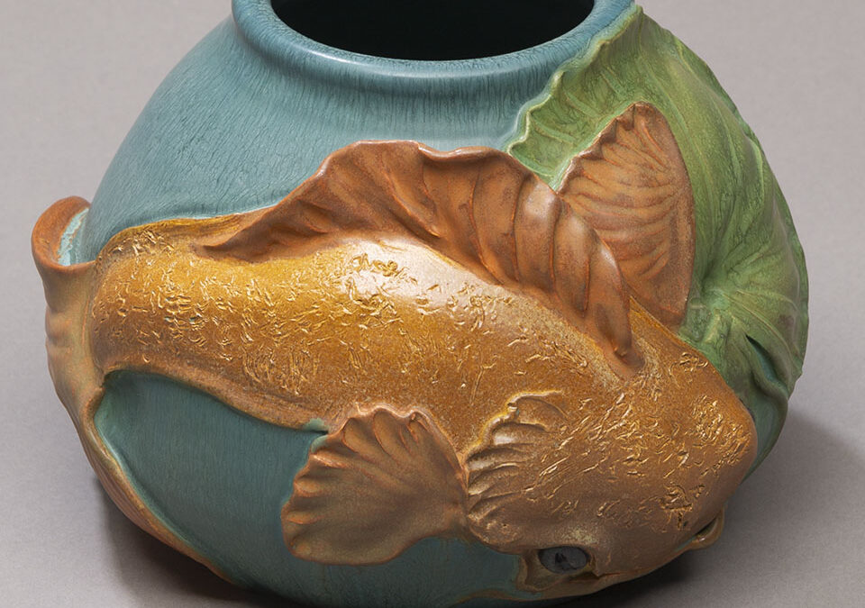 Sacred Koi Vase