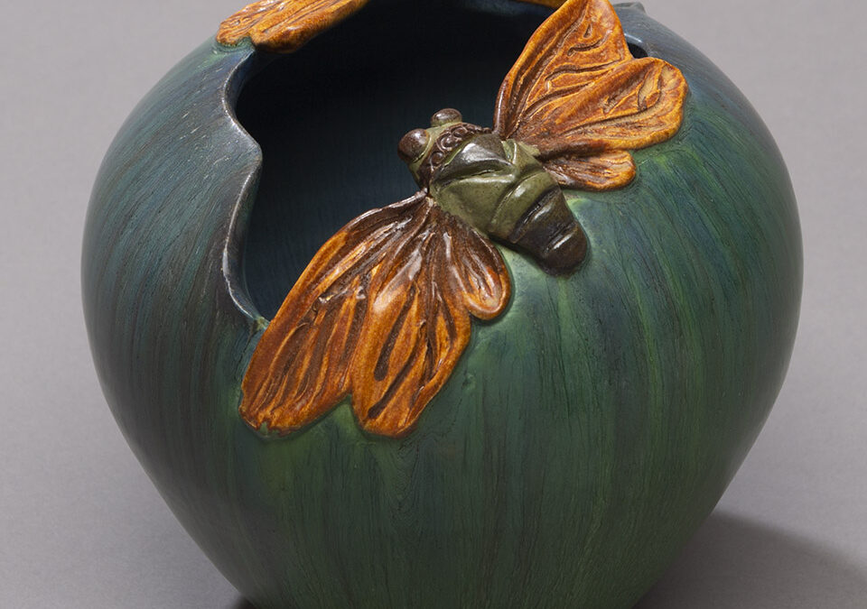 Cicada Vase