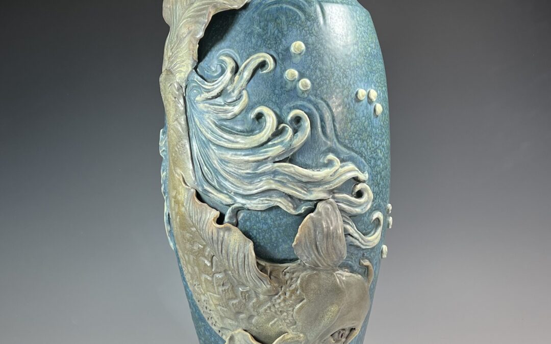 Experimental Koi Vase