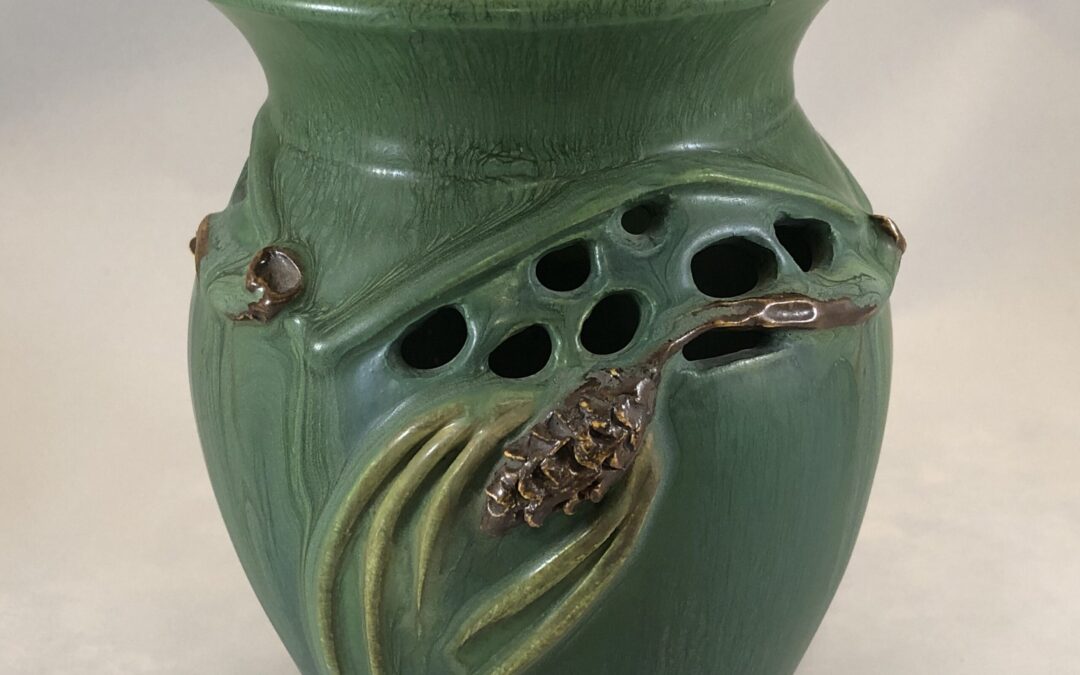 Experimental Reticulated Pine Vase