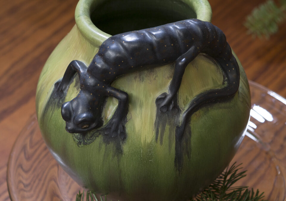 Spotted Salamander Vase