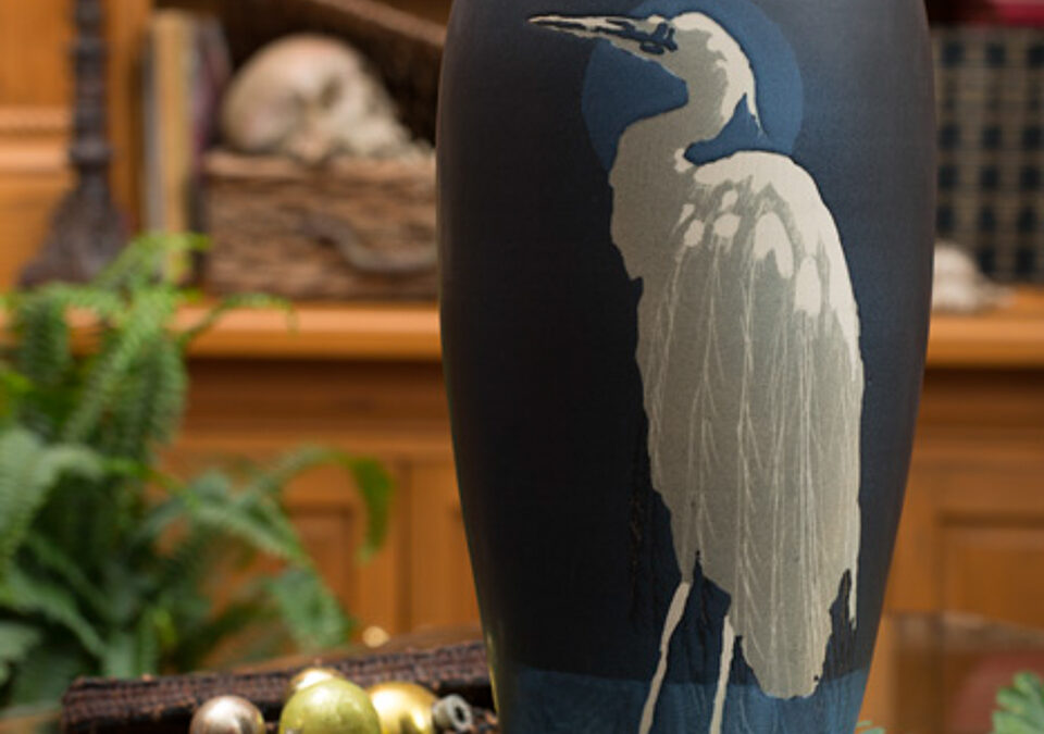 Moonlit Herron Vase Small/Medium