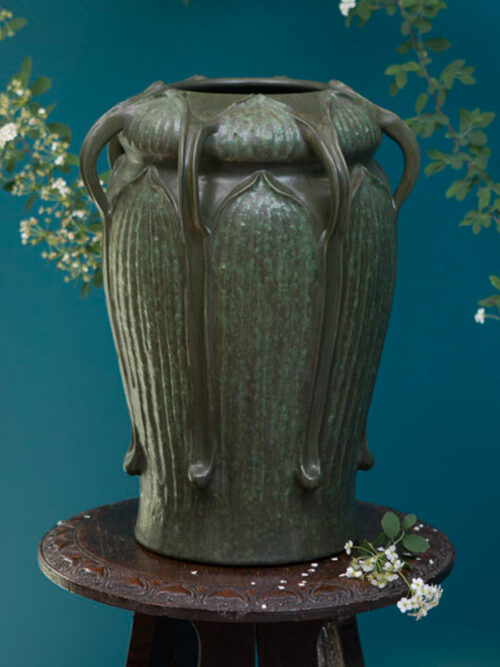 Seven Handled Vase, Grueby Revival