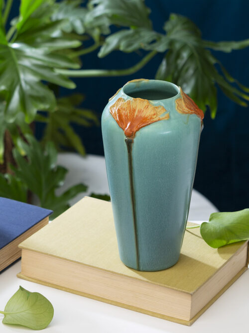 Scenic Poppy Vase