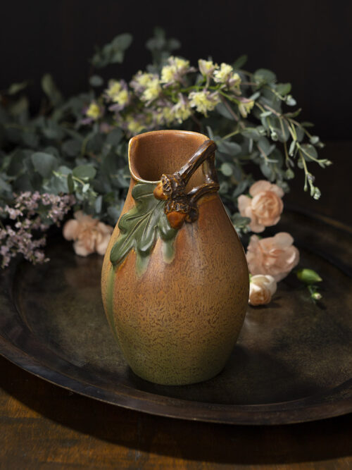 Acorn and Oak Vase