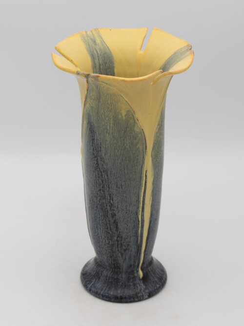 Tall Fluted Ginkgo Vase Variation