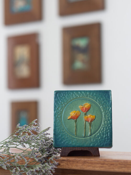 Cambria Poppies Tile