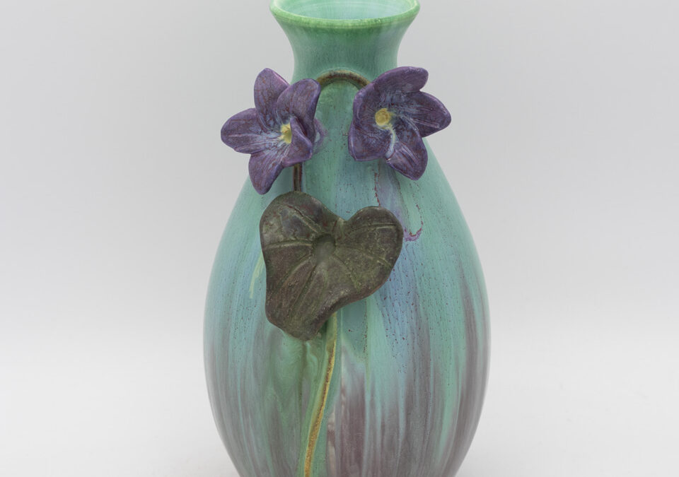 Birth Month Flower Vase Collection-February Violet