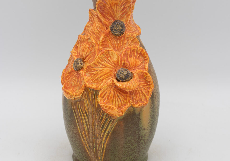 Birth Month Flower Vase Collection-August Poppy