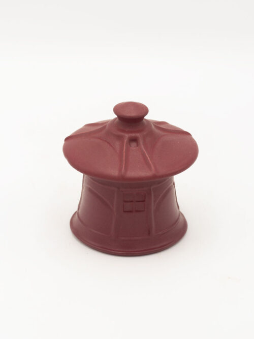 Miniature Cottage Jar in Cranberry Archive