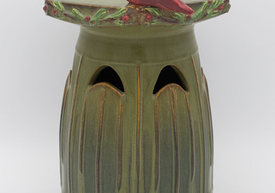 Cardinal Candle Pillar