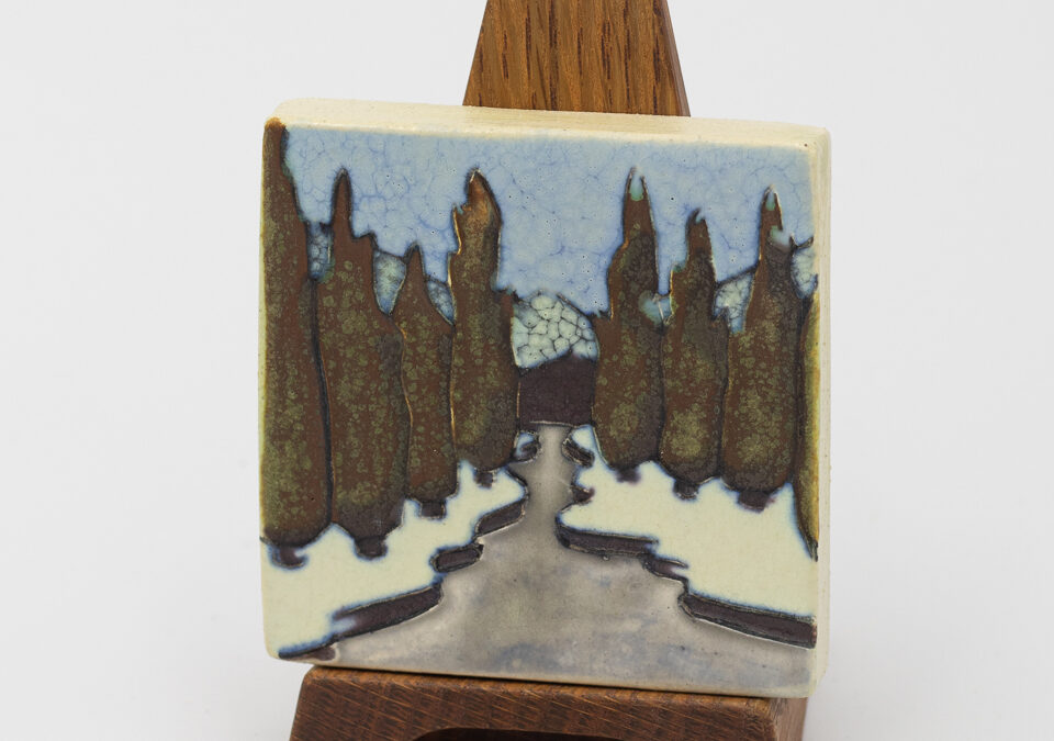 River Reflection Scenic Tile Glaze Variation