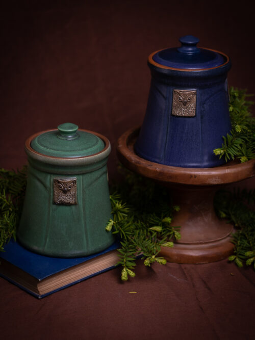Owl Small Lidded Jar