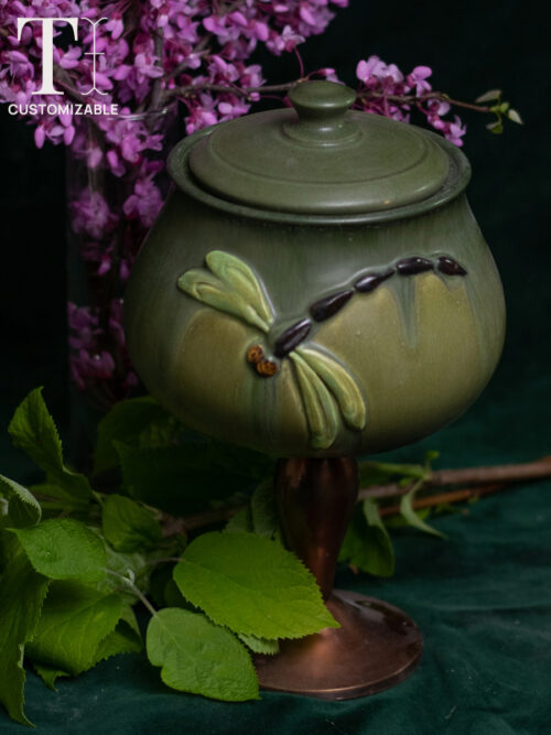Dragonfly Small Lidded Urn