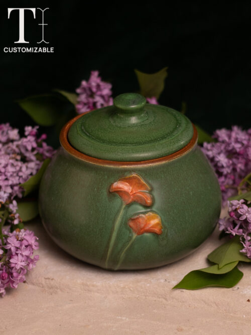 Poppy Small Lidded Urn