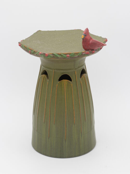 2024 Winter Numbered Series Cardinal Candle Pillar ##/75