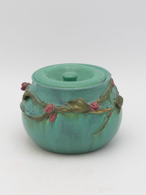 Rose Small Lidded Urn