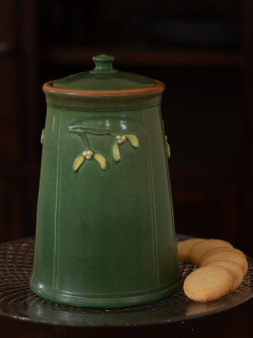 Mistletoe Cookie Jar