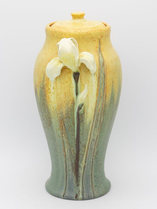 Iris Large Lidded Urn Variation