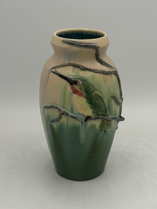 Ruby-Throated Hummingbird Vase Variation