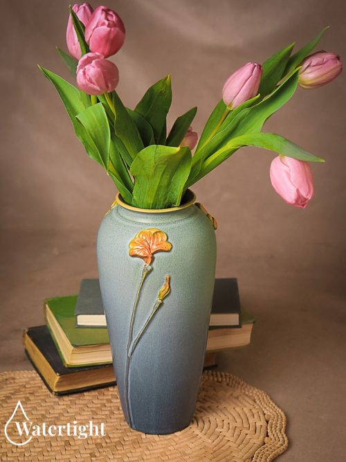Sunlit Poppy Form & Function Vase